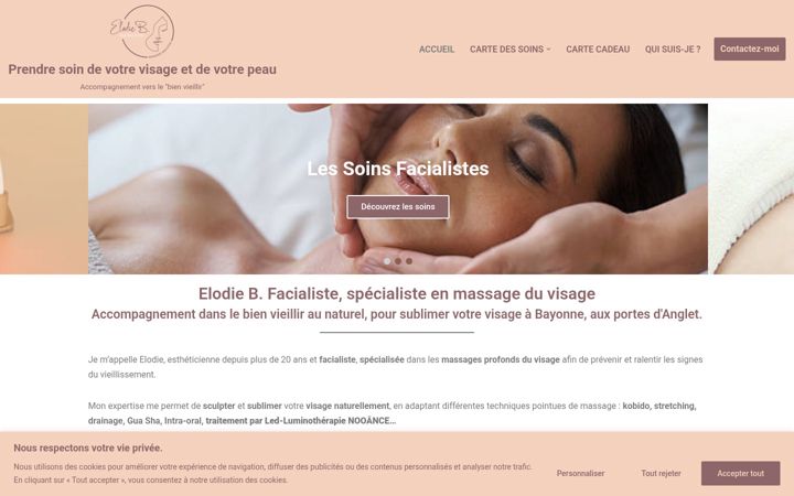 Screenshot ta' elodieb-facialiste.fr