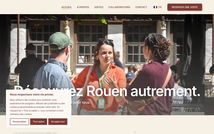 Screenshot of elodieguidelocal.fr