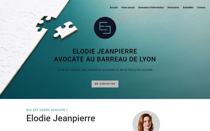 Screenshot of elodiejeanpierre-avocat.fr