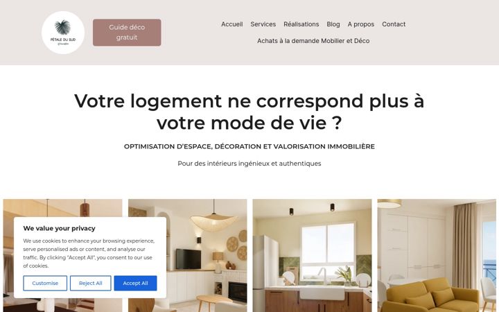 Screenshot of elodiepetard.com