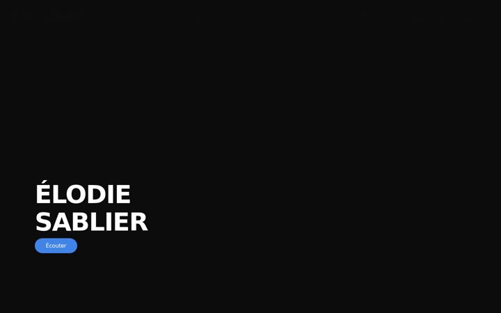 Screenshot of elodiesablier.com