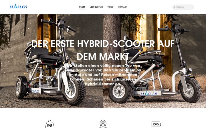 Screenshot of eloflex.de