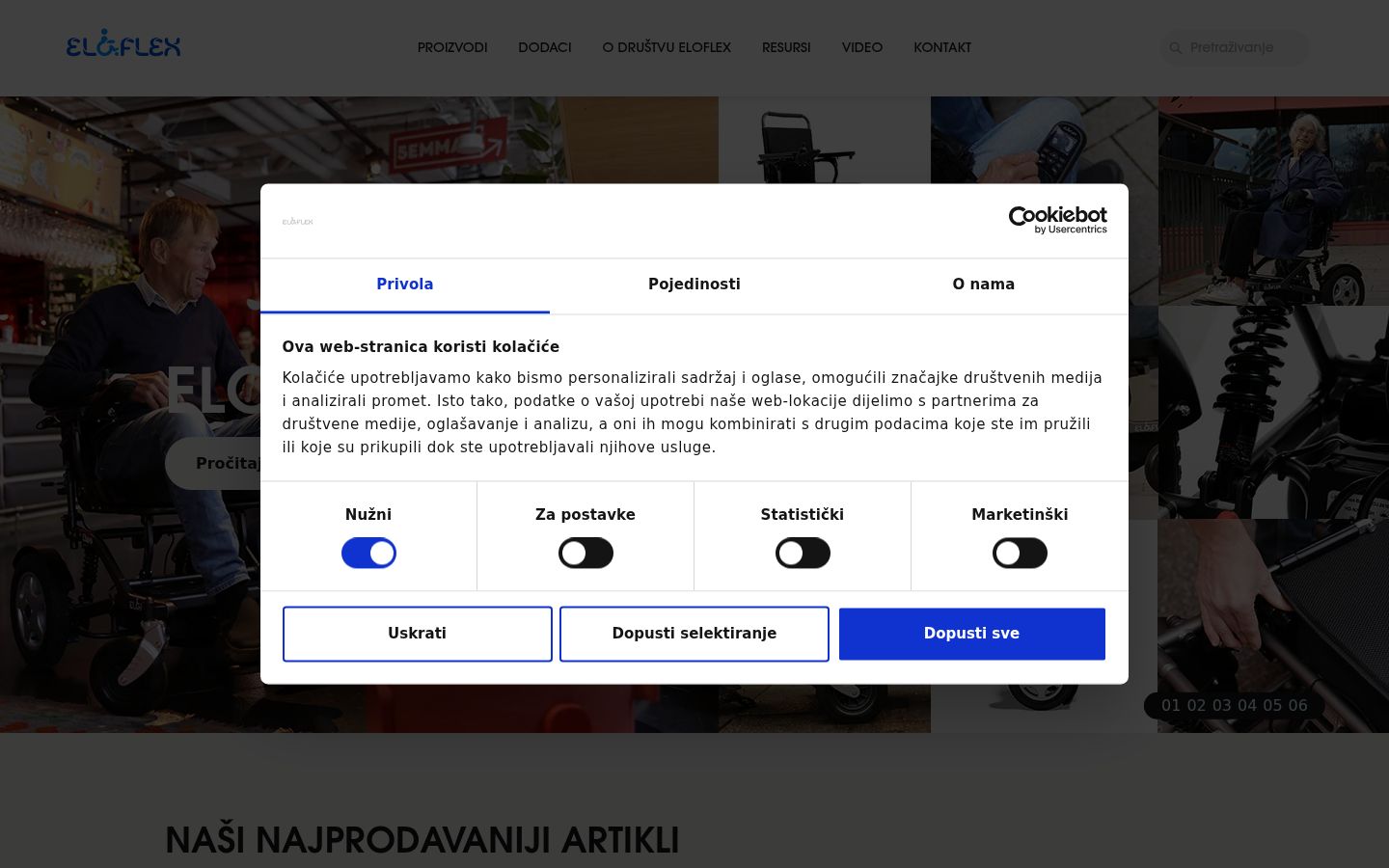 Zrzut ekranu banera zgody wyświetlanego przed jakąkolwiek interakcją