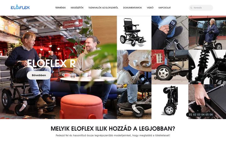 Snímek obrazovky eloflex.hu