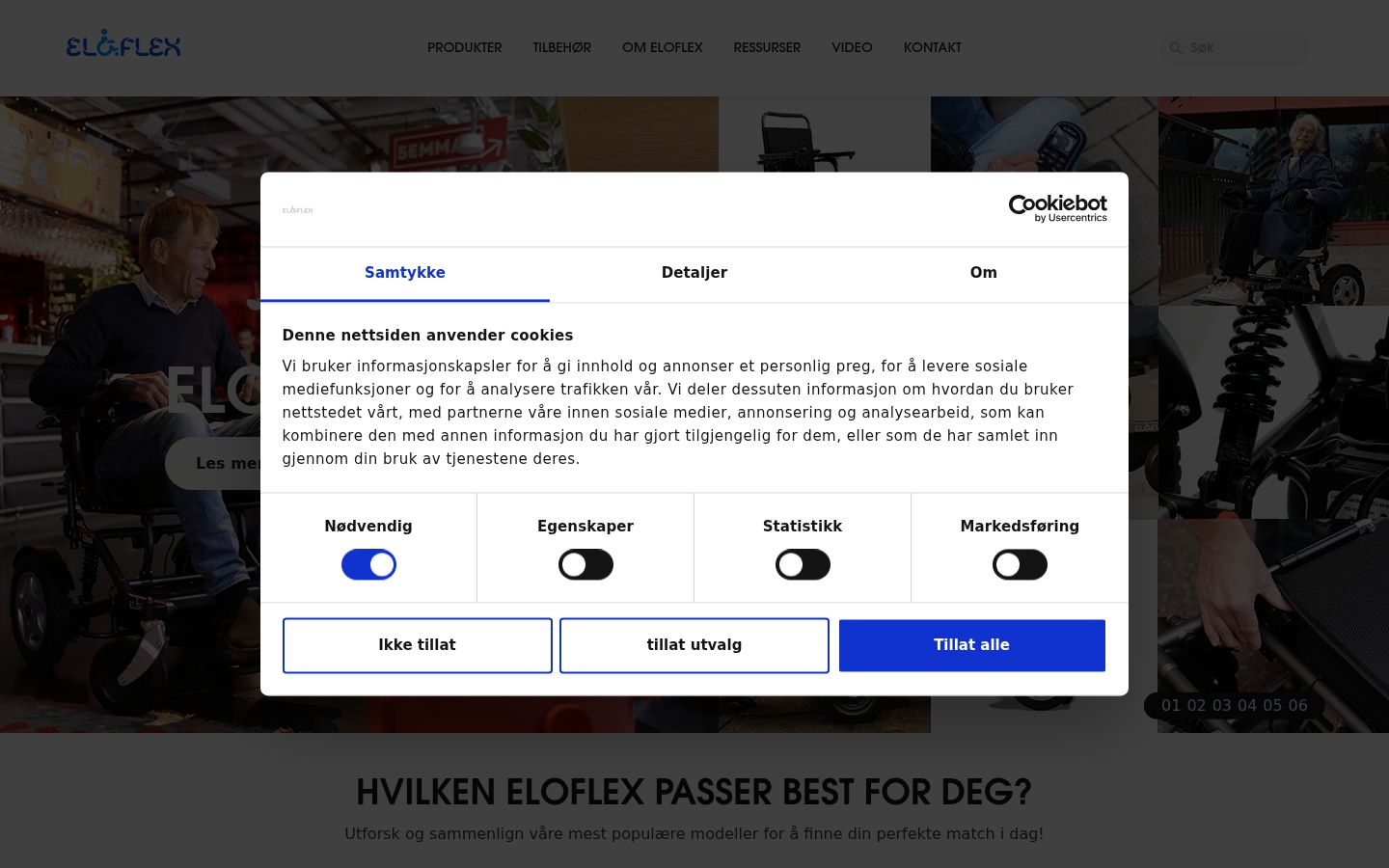 Screenshot van de toestemmingsbanner zoals getoond vóór enige interactie