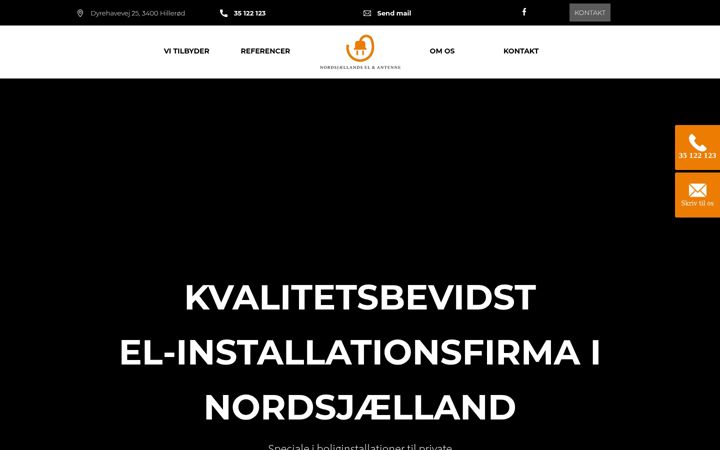 Screenshot of elogantenne.dk