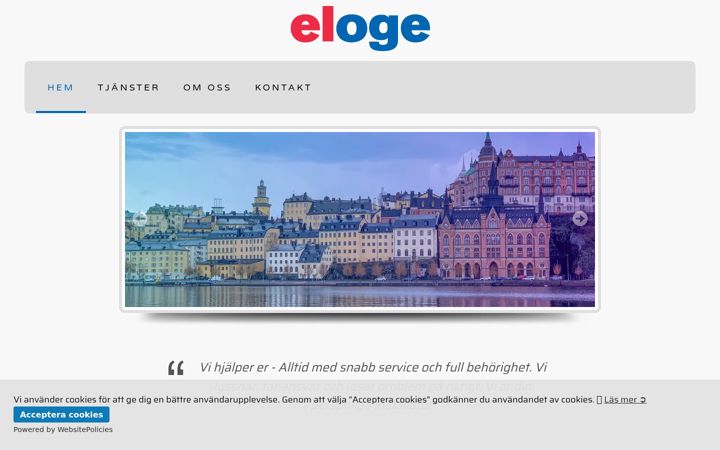 Skjermbilde av elogeinstallation.se