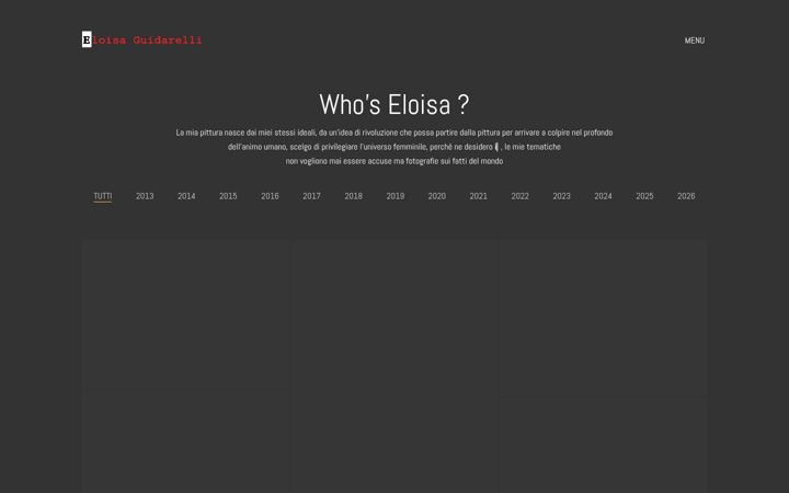 Screenshot von eloisaguidarelli.it