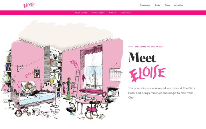 Screenshot of eloise.com