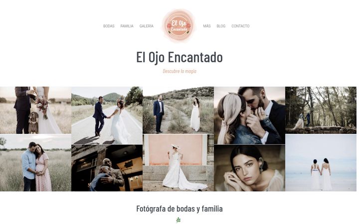 Screenshot of elojoencantado.com