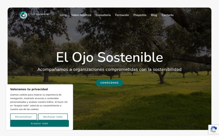 Screenshot of elojosostenible.com