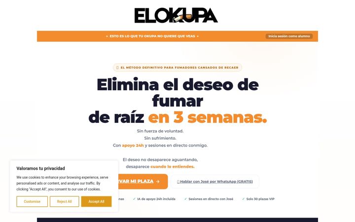 Screenshot of elokupa.com