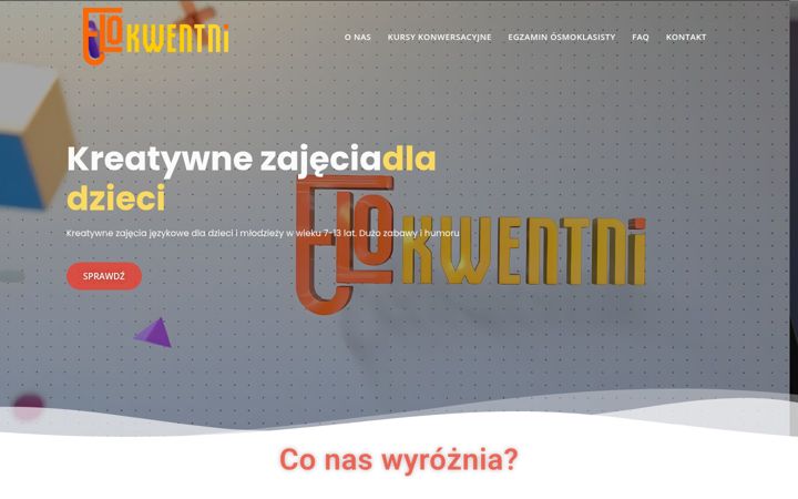 Snímek obrazovky elokwentni.pl