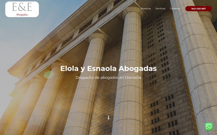 Screenshot of elolayesnaolaabogadas.com