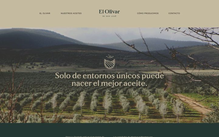 Screenshot ta' elolivardesanjose.com