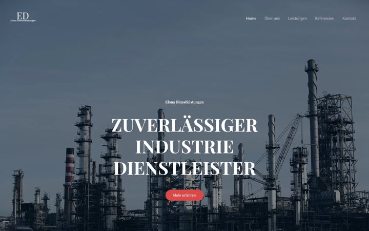 Screenshot of elona-dienstleistungen.info