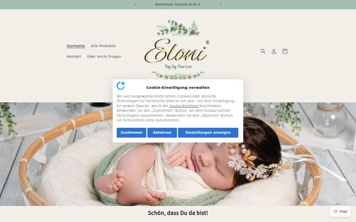 Screenshot of eloni-shop.de