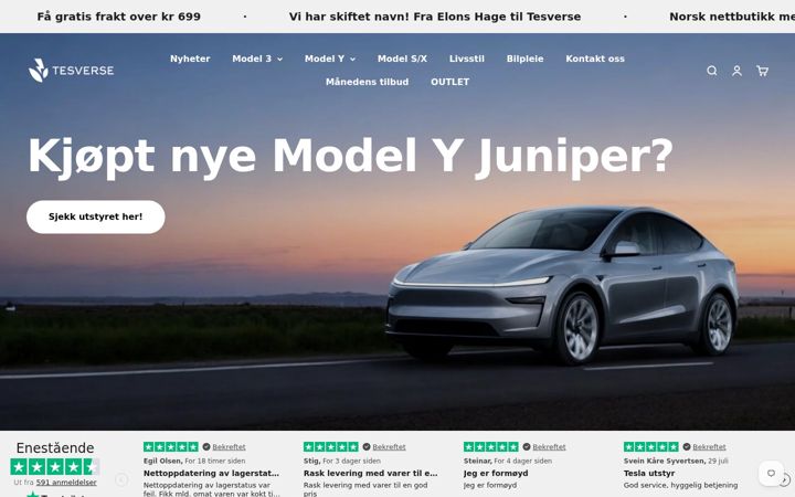 Screenshot van elonshage.no