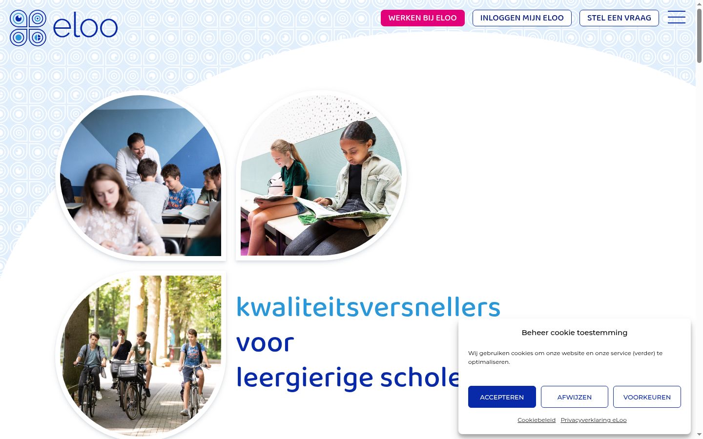 Snímek obrazovky baneru souhlasu zobrazeného před jakoukoli interakcí