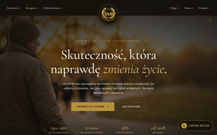 Screenshot of eloodszkodowania.pl