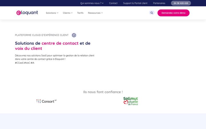 Screenshot of eloquant.com