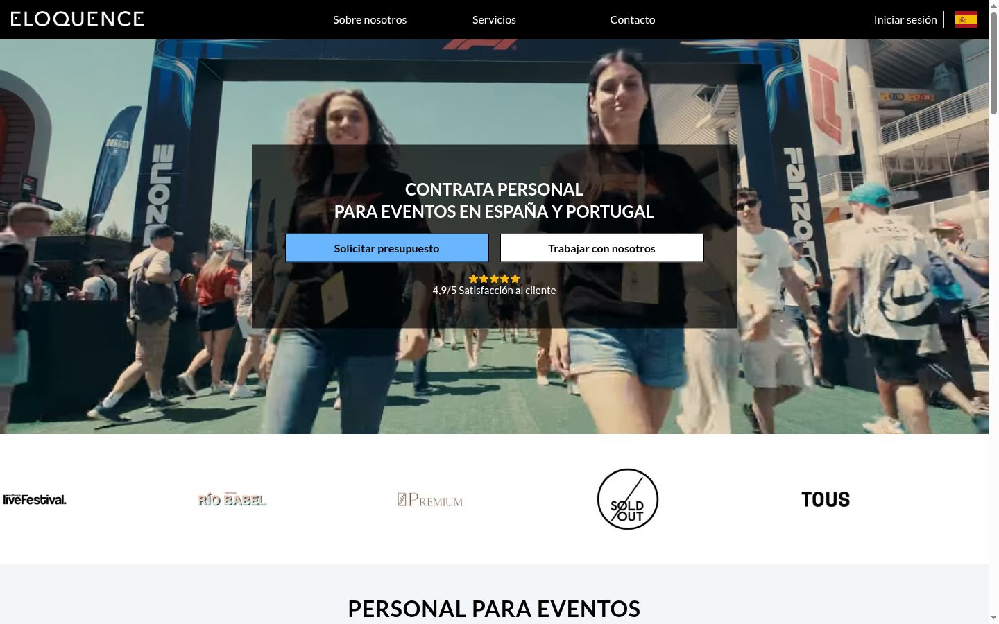 Captura de ecrã do banner de consentimento apresentado antes de qualquer interação