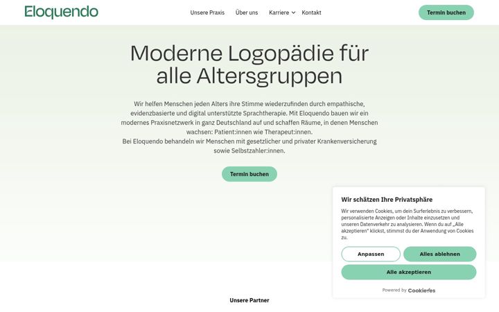 Screenshot of eloquendo.de