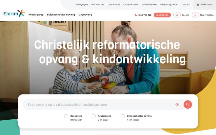 Screenshot of elorah.nl