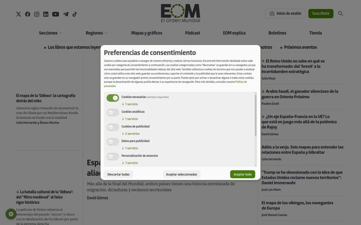 Screenshot of elordenmundial.com