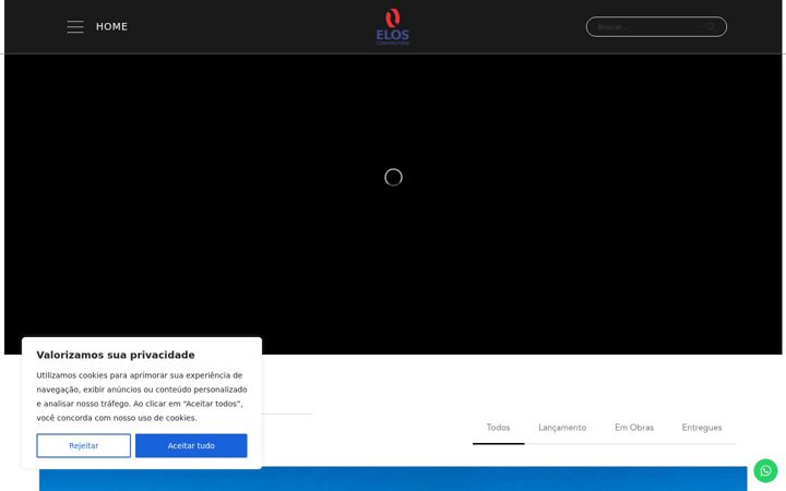 Ekrānuzņēmums no elosconstrutora.com.br