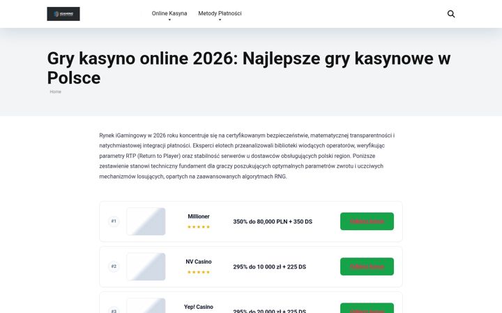 Screenshot of elotech.pl