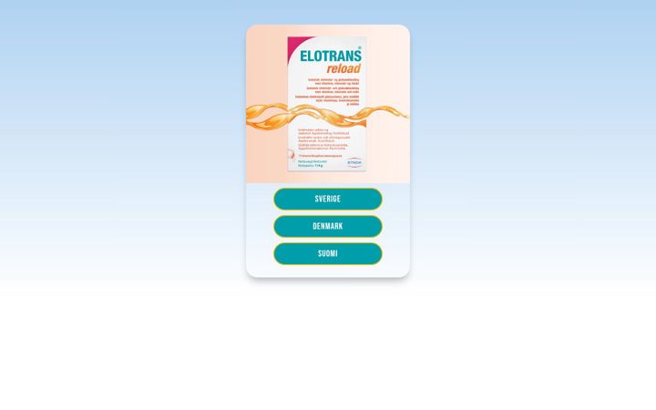 Screenshot of elotrans.fi