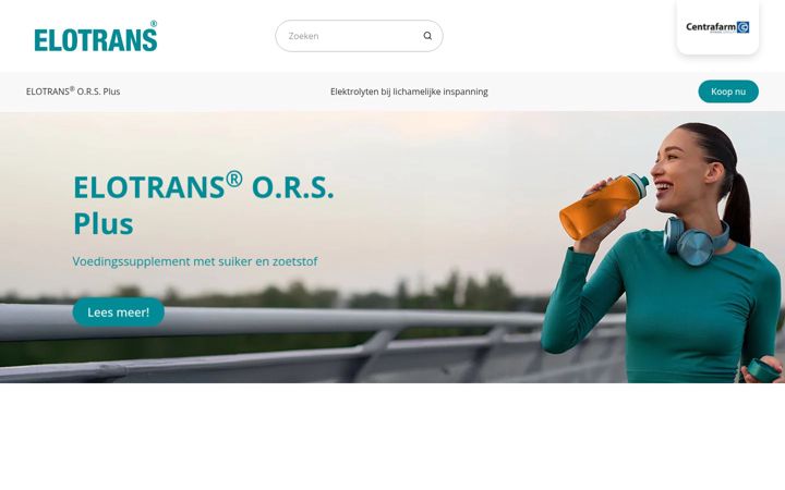 Snímek obrazovky elotrans.nl