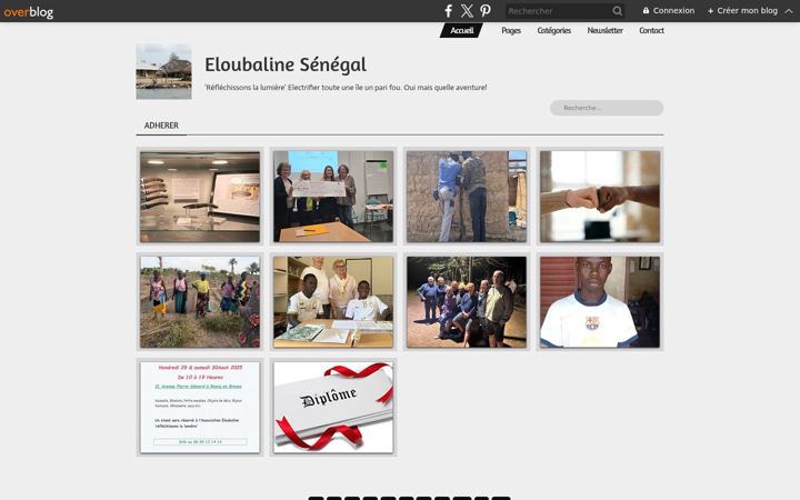 Screenshot of eloubalinesenegal.fr