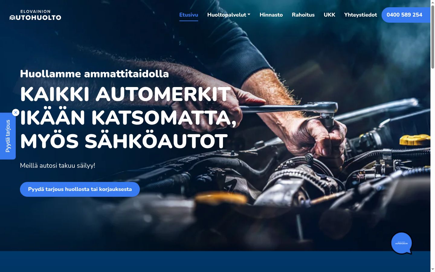 Kuvakaappaus suostumusbannerista, joka näytettiin ennen mitään vuorovaikutusta