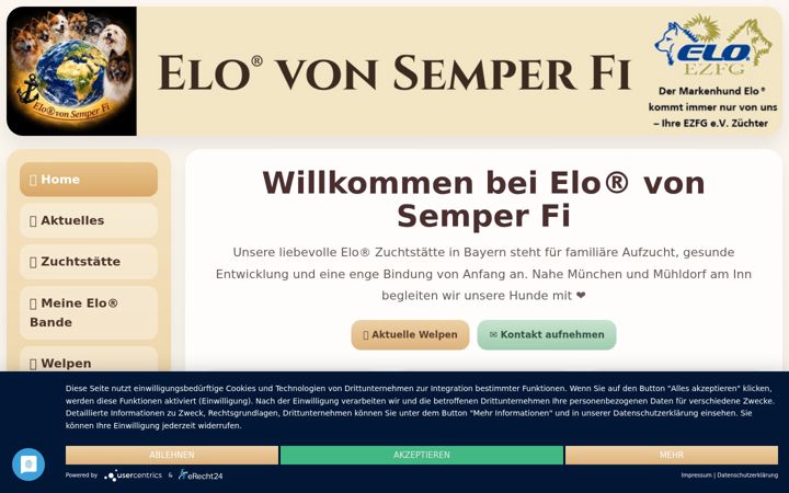 Screenshot of elovonsemperfi.de