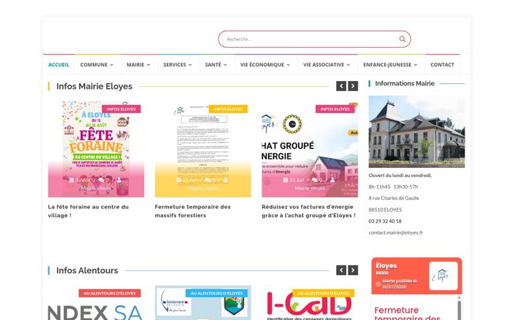 Screenshot ta' eloyes.fr