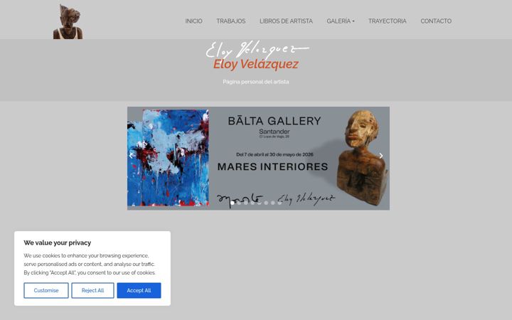Screenshot of eloyvelazquez.es