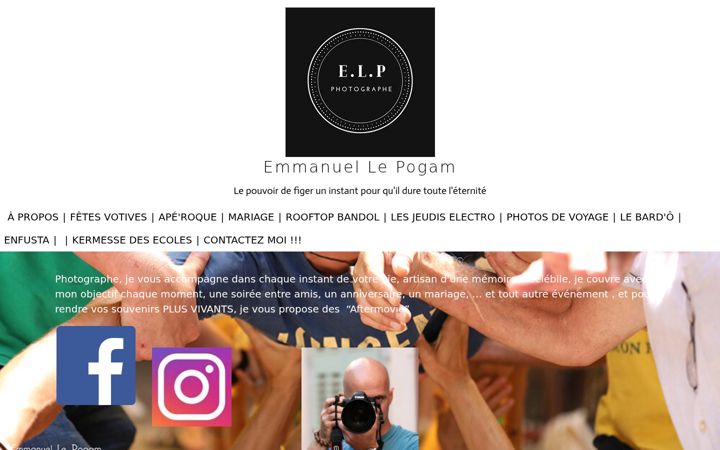 Screenshot of elp-photographe.com