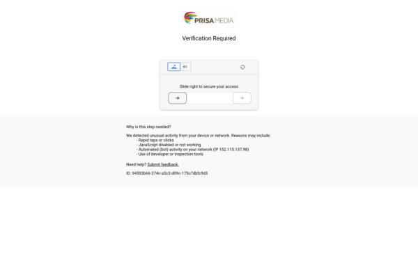 Screenshot of elpais.com