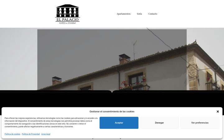 Screenshot of elpalaciobystandby.com