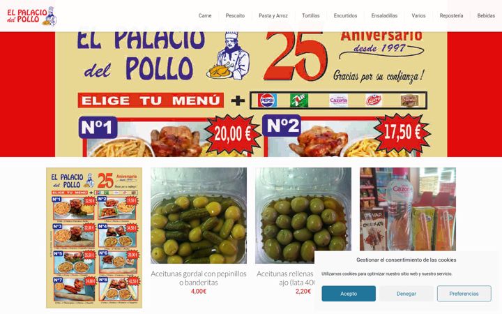 Skärmbild av elpalaciodelpollo.es