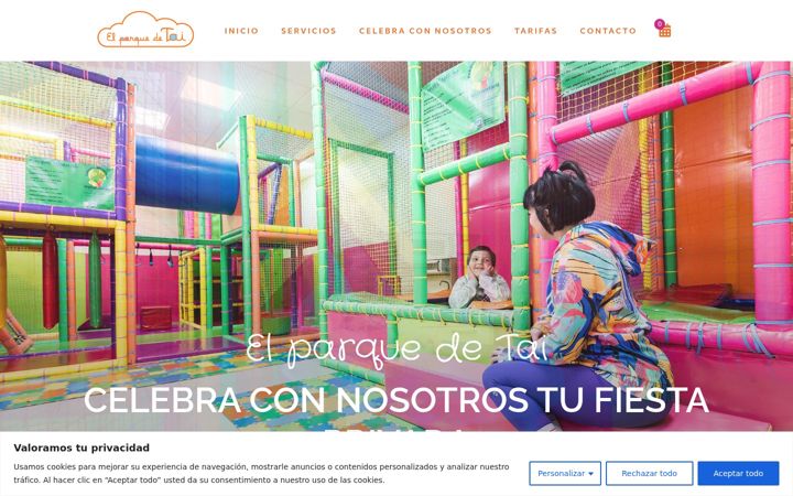 Screenshot of elparquedetai.es