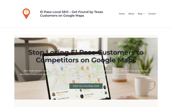 Screenshot of elpasolocalseo.com