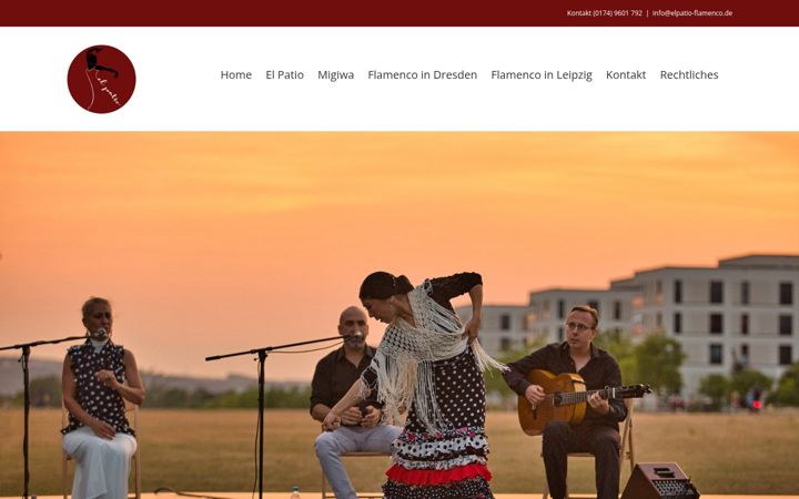 Screenshot του elpatio-flamenco.de