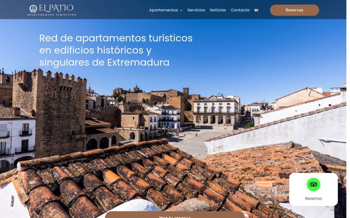 Screenshot of elpatioat.com