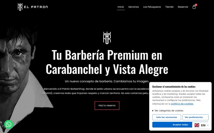 Screenshot of elpatronestetica.com