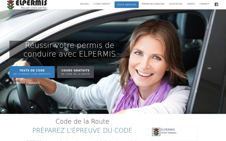 Screenshot of elpermis.com