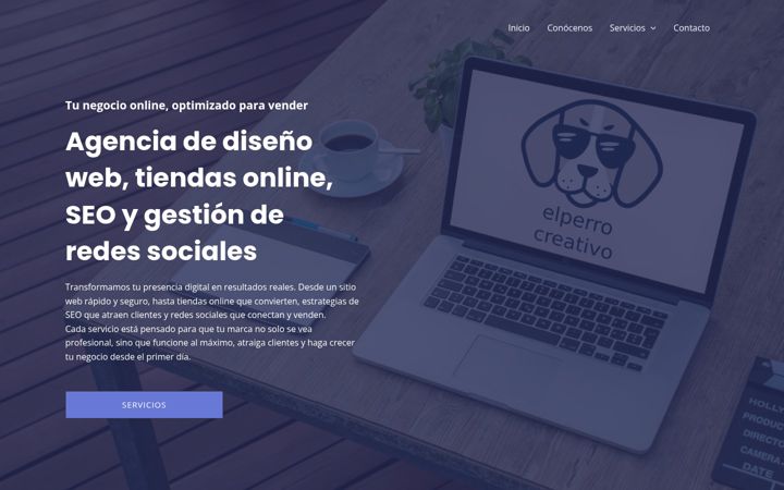 Screenshot of elperrocreativo.com