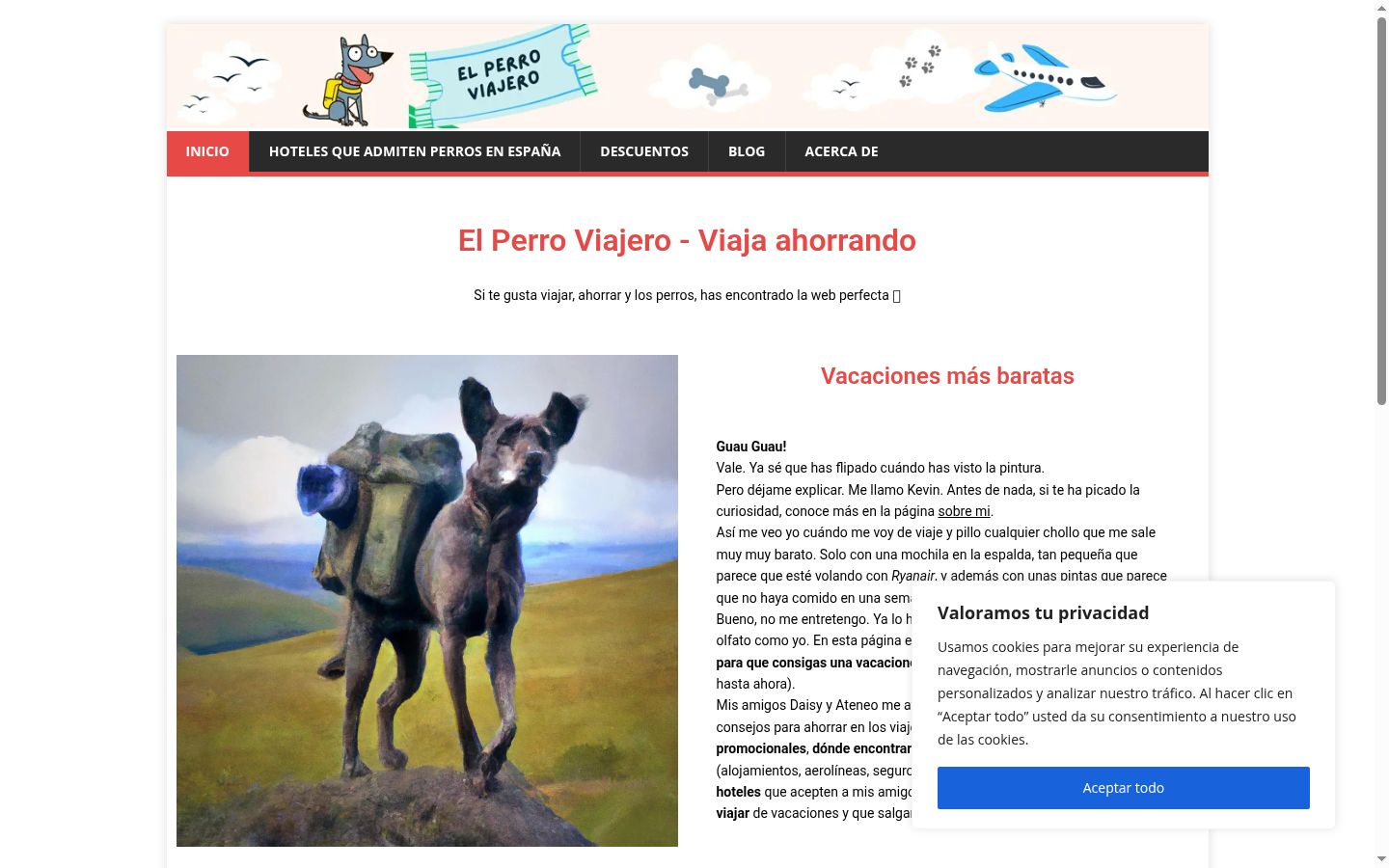 Screenshot του banner συγκατάθεσης που εμφανίστηκε πριν από οποιαδήποτε αλληλεπίδραση